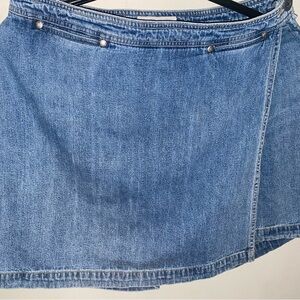 Vintage 90’s y2k Denim Blue Skirt / skort